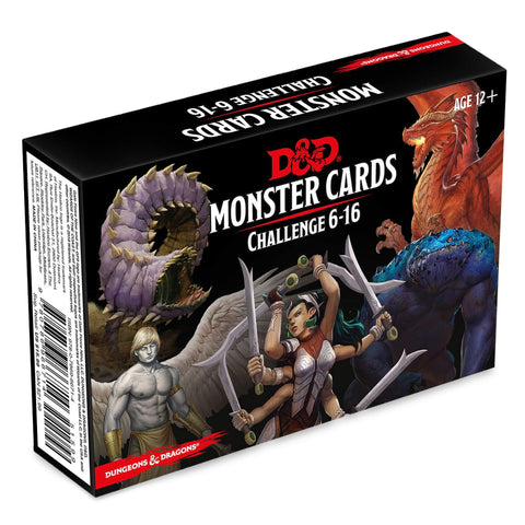 Dungeons & Dragons Monster Cards: Challenge 6-16 (5th Edition)