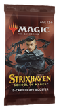 Magic The Gathering: Strixhaven: School of Mages - Draft Booster Pack (15 Cards)
