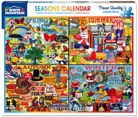 Season's Calendar - 1000 Piece Jigsaw Puzzle
