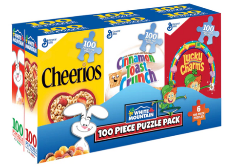 Mini Cereal Boxes - 100 Piece Jigsaw Puzzles