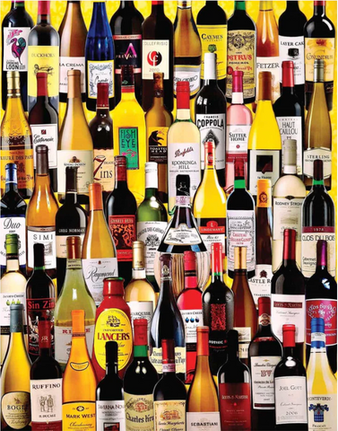Wine Bottles - 1000 Piece Jigsaw Puzzle