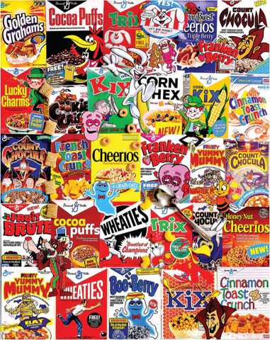 Cereal Boxes - 1000 Piece Jigsaw Puzzle
