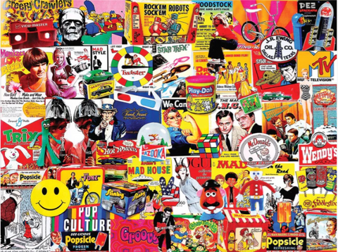 Pop Culture (Small Format) - 1000 Piece Jigsaw Puzzle